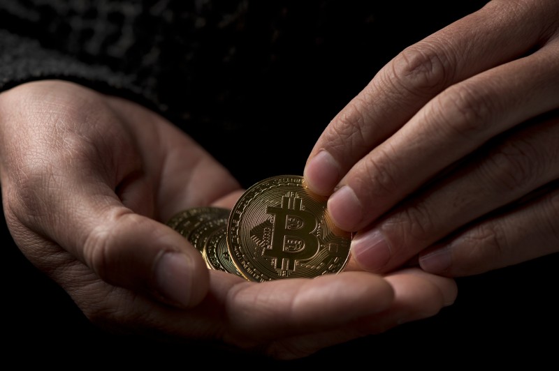 Person thinking about crypto use